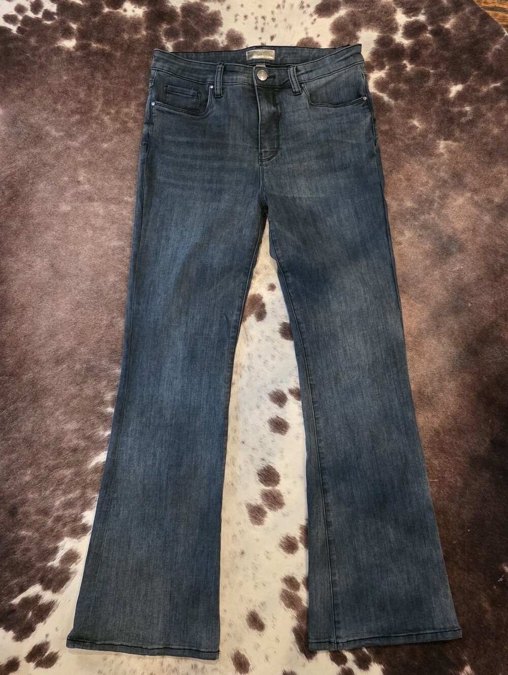 KUT From The Kloth Size 8 Dark Wash Bootcut Flare Jeans
